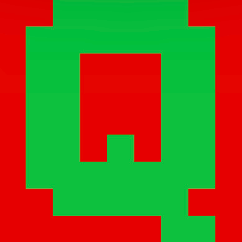 Personalized Letter Cube Art - Letter Q