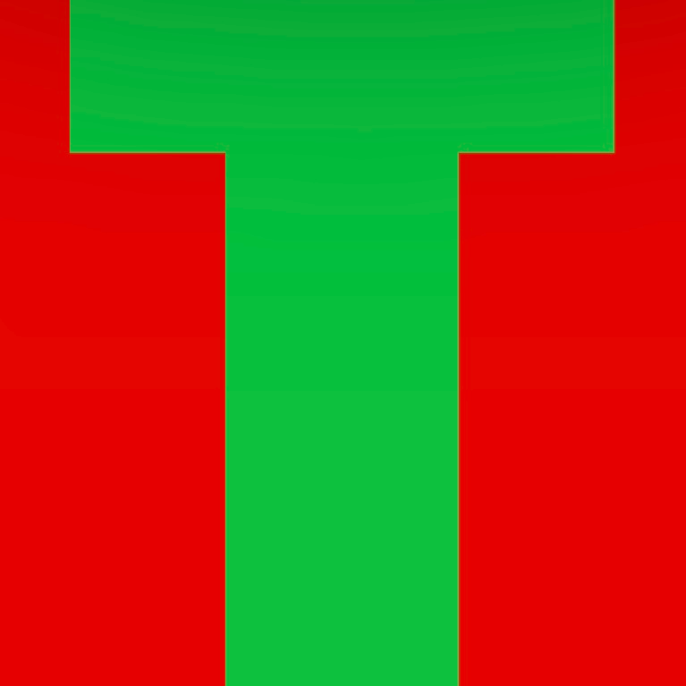 Personalized Letter Cube Art - Letter T