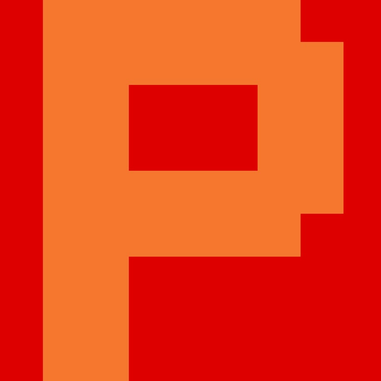 Personalized Letter Cube Art - Letter P