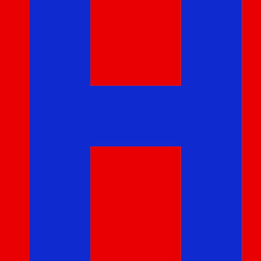 Personalized Letter Cube Art - Letter H