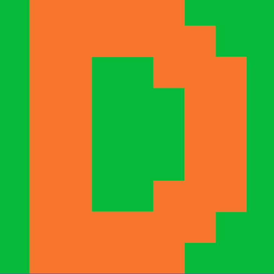 Personalized Letter Cube Art - Letter D