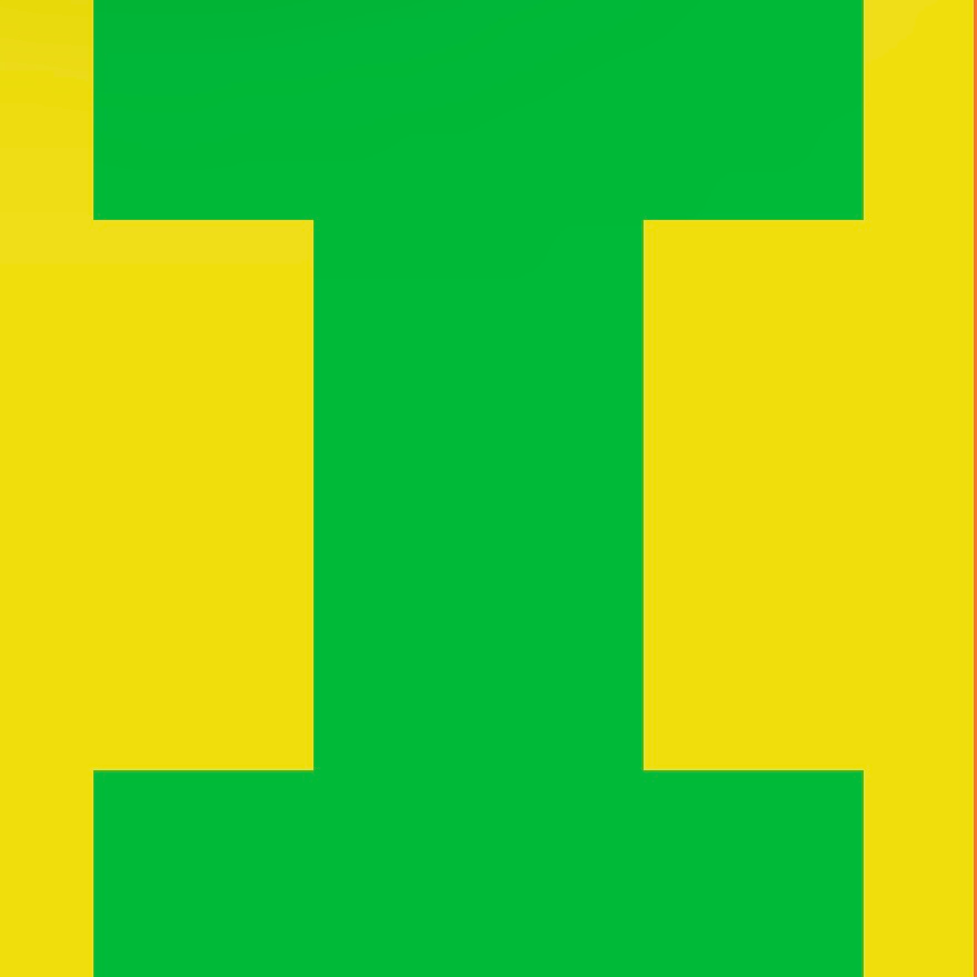 Personalized Letter Cube Art - Letter I