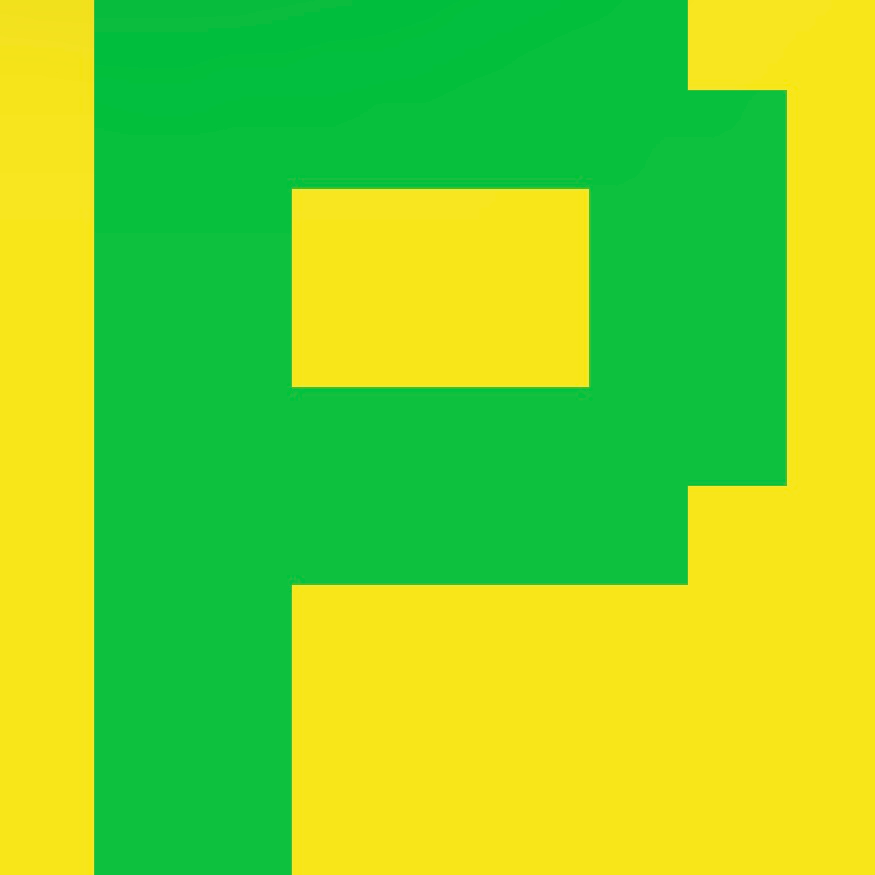 Personalized Letter Cube Art - Letter P