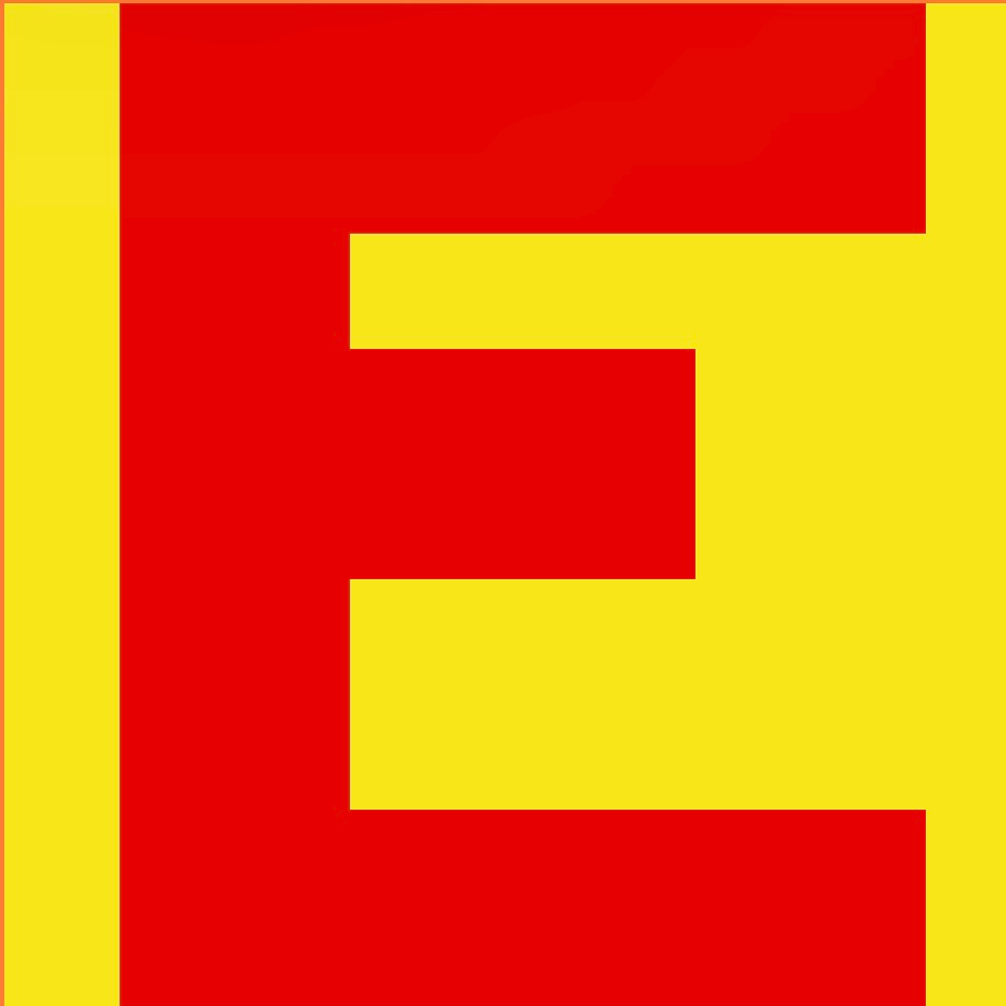 Personalized Letter Cube Art - Letter E
