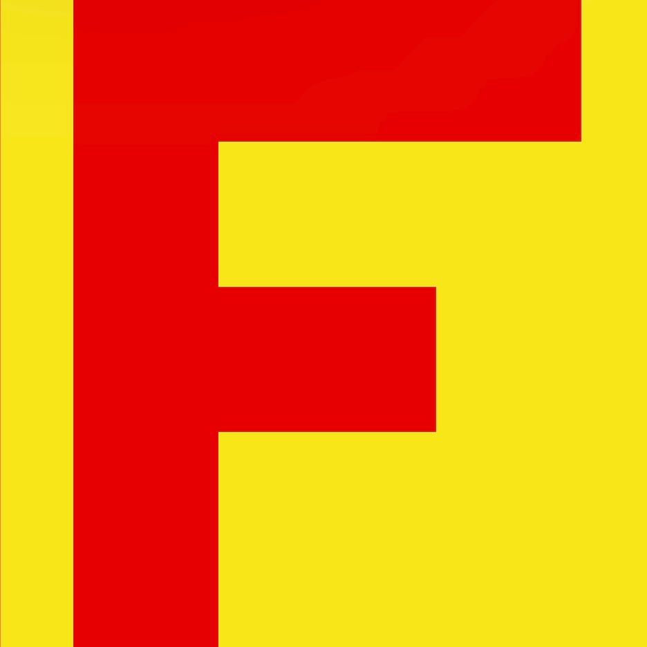 Personalized Letter Cube Art - Letter F