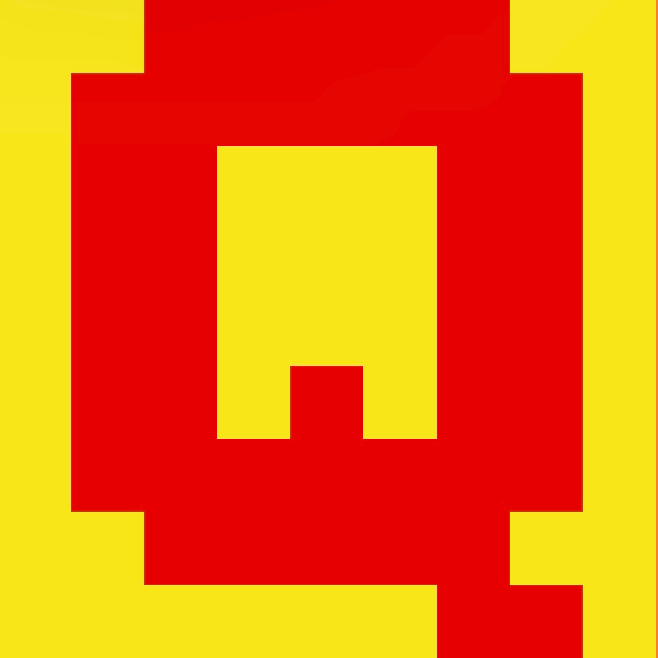 Personalized Letter Cube Art - Letter Q