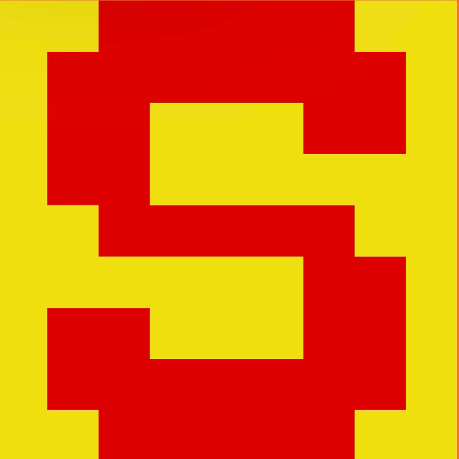 Personalized Letter Cube Art - Letter S