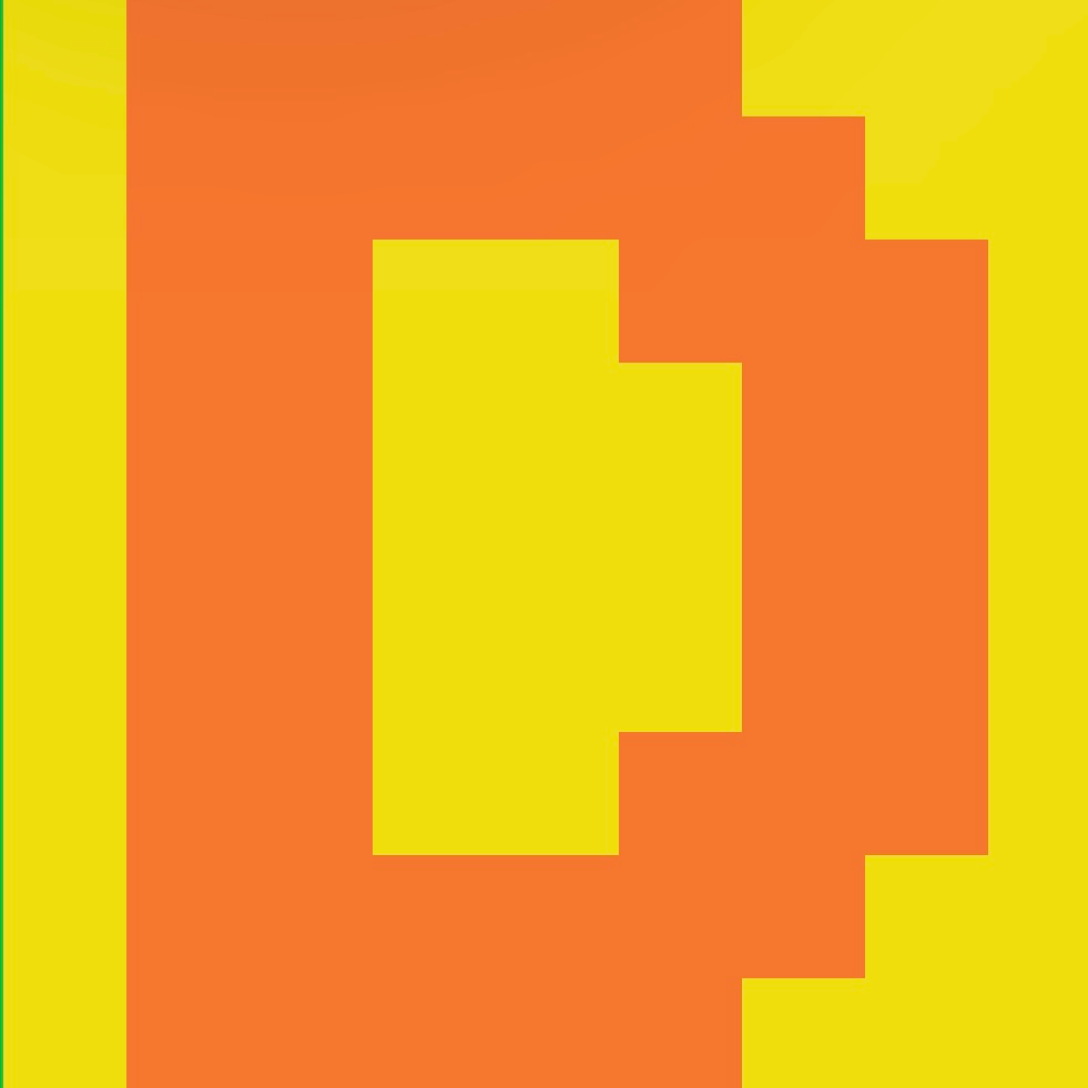 Personalized Letter Cube Art - Letter D
