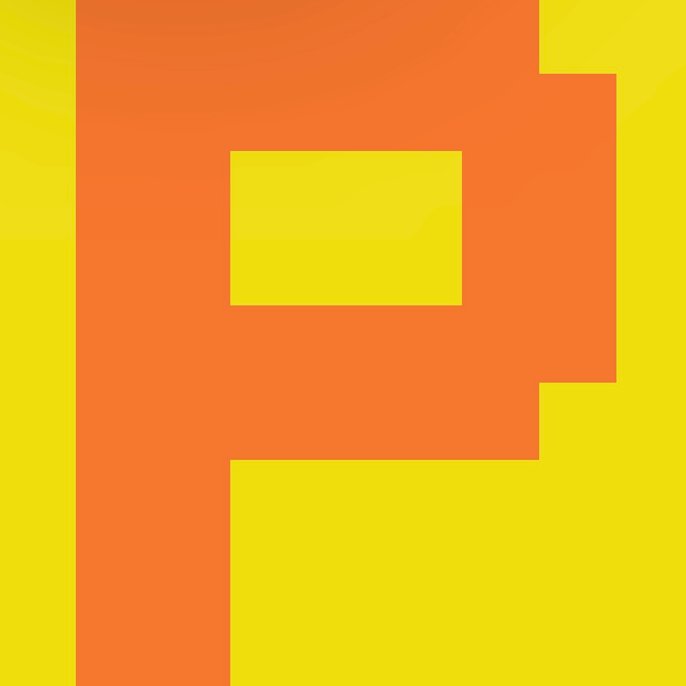 Personalized Letter Cube Art - Letter P