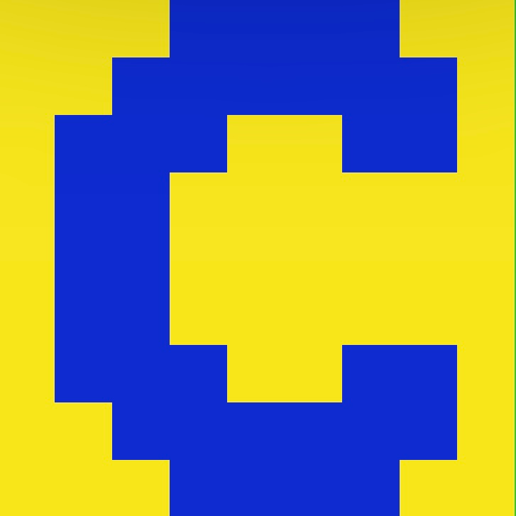 Personalized Letter Cube Art - Letter C