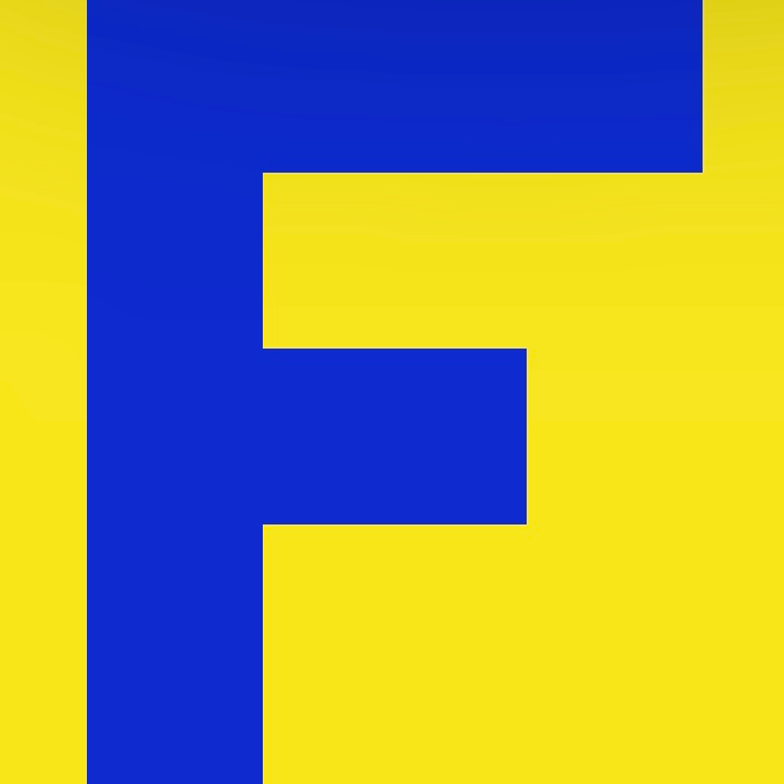 Personalized Letter Cube Art - Letter F