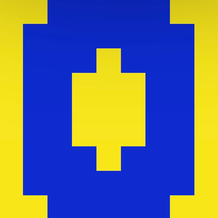 Personalized Letter Cube Art - Letter O