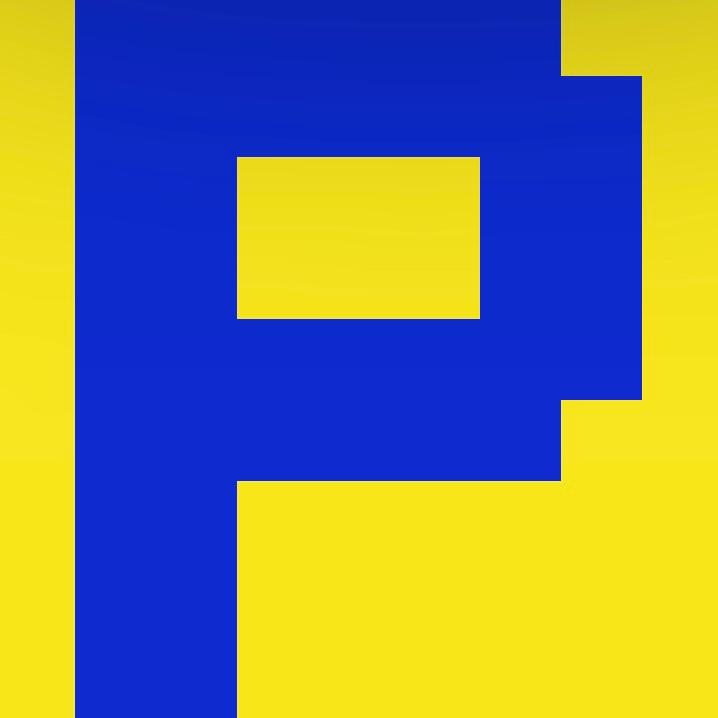 Personalized Letter Cube Art - Letter P