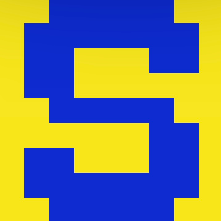 Personalized Letter Cube Art - Letter S