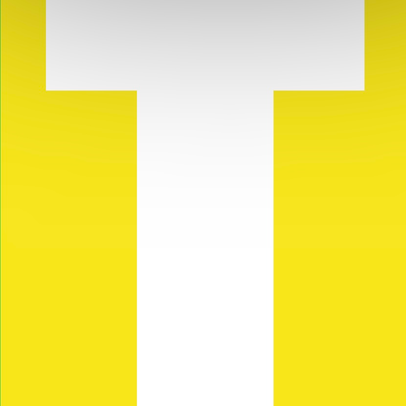 Personalized Letter Cube Art - Letter T