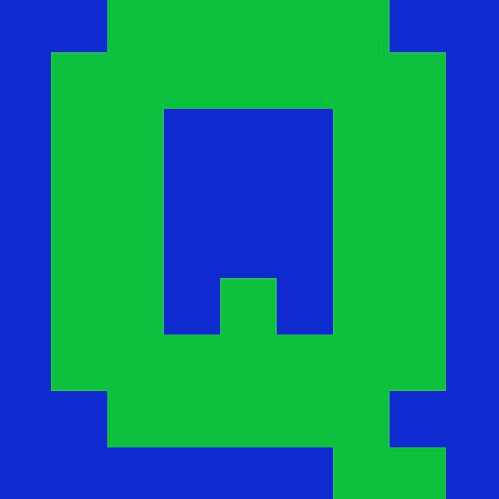 Personalized Letter Cube Art - Letter Q
