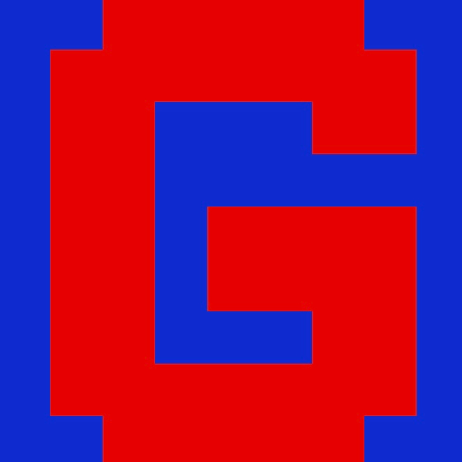 Personalized Letter Cube Art - Letter G