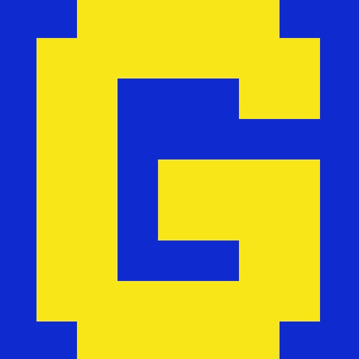 Personalized Letter Cube Art - Letter G