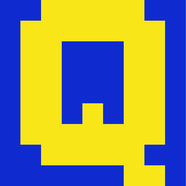 Personalized Letter Cube Art - Letter Q