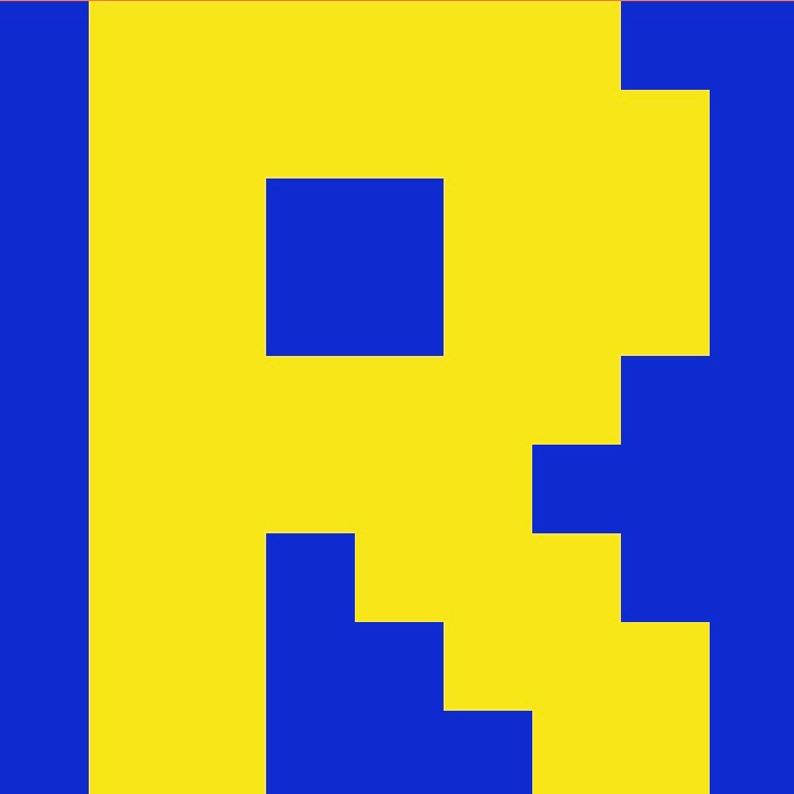Personalized Letter Cube Art - Letter R