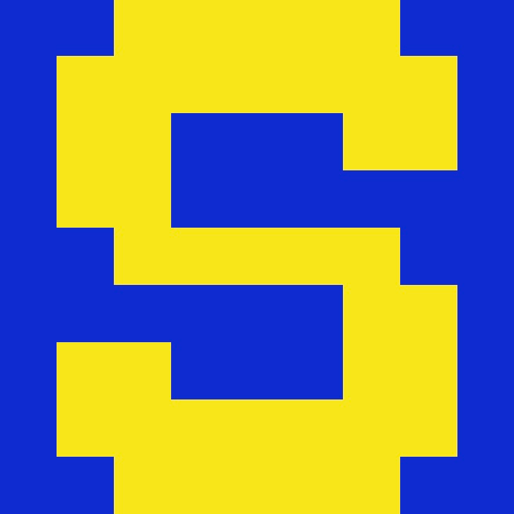 Personalized Letter Cube Art - Letter S