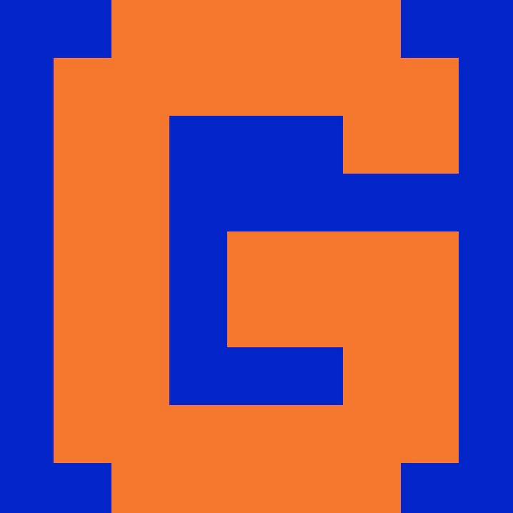 Personalized Letter Cube Art - Letter G