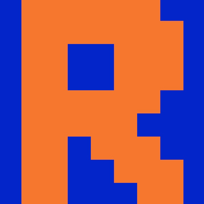 Personalized Letter Cube Art - Letter R