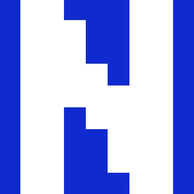 Personalized Letter Cube Art - Letter N