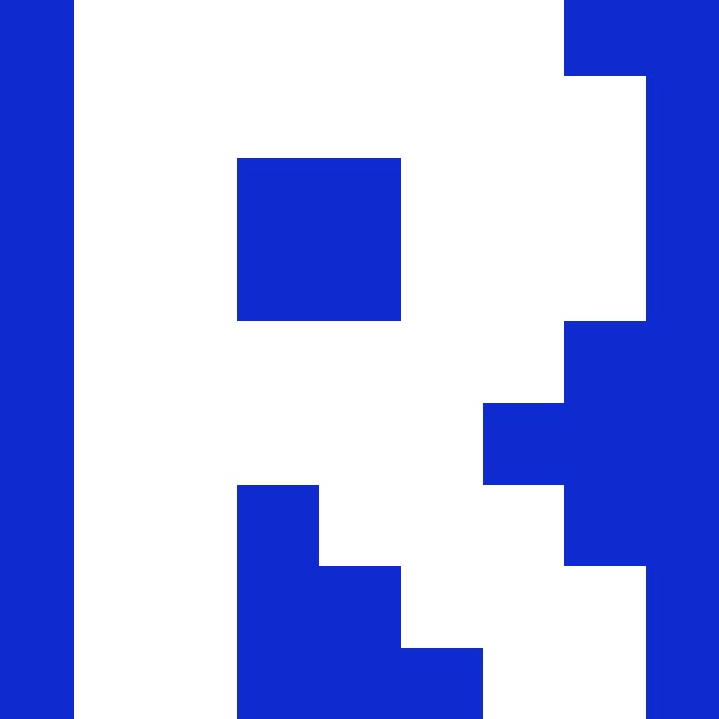 Personalized Letter Cube Art - Letter R