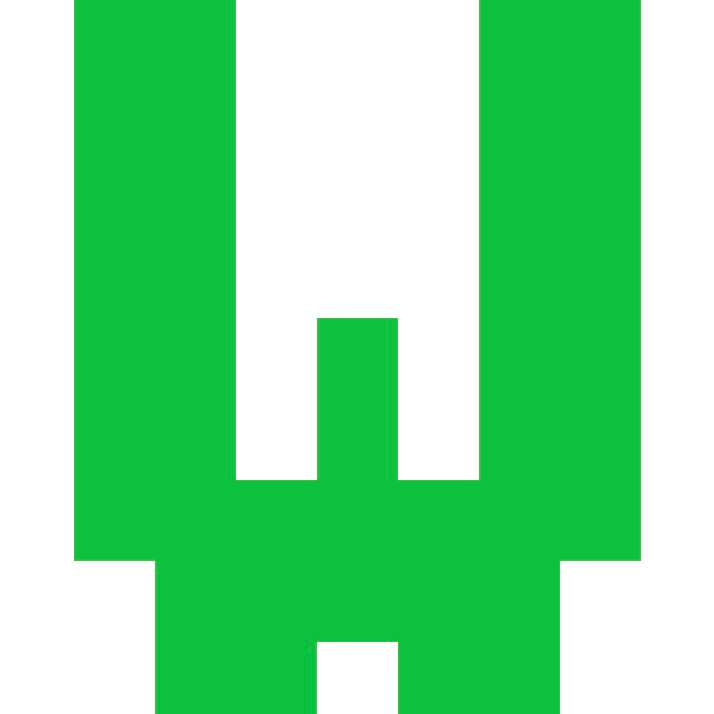 Personalized Letter Cube Art - Letter W