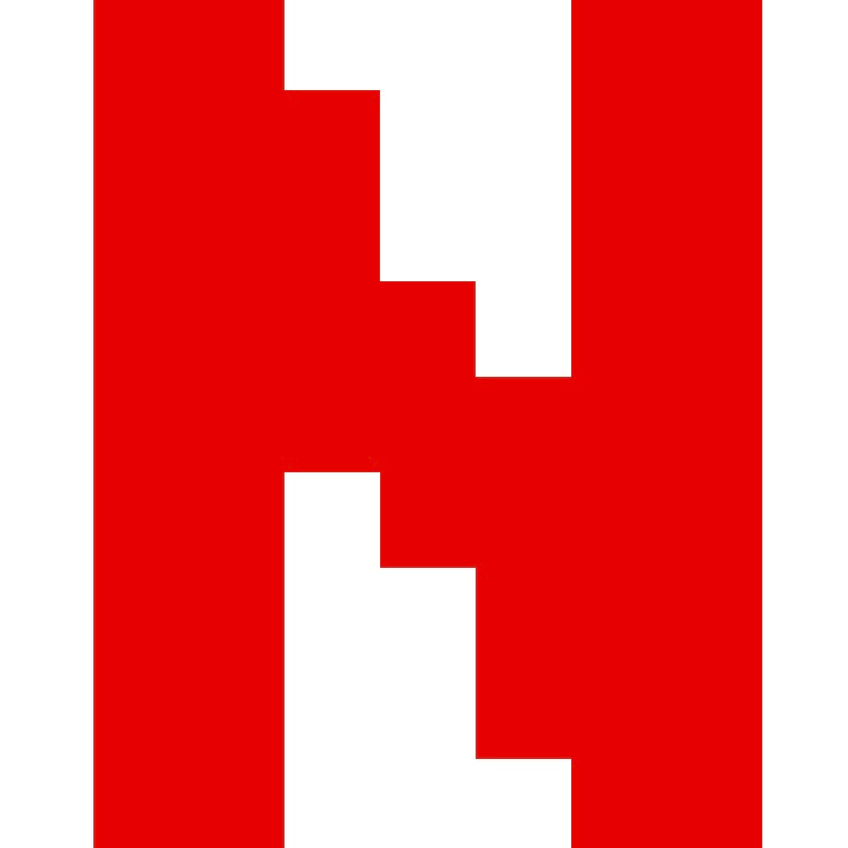 Personalized Letter Cube Art - Letter N