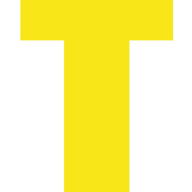 Personalized Letter Cube Art - Letter T