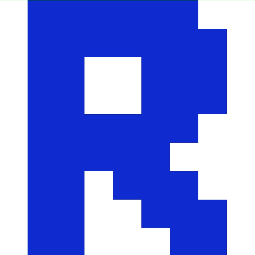 Personalized Letter Cube Art - Letter R