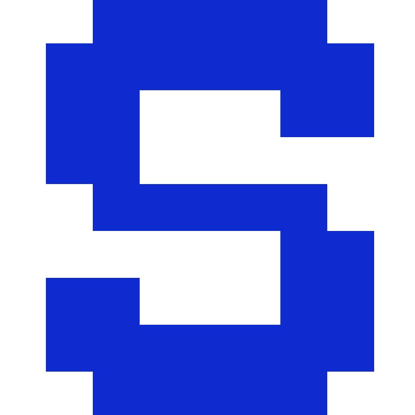 Personalized Letter Cube Art - Letter S