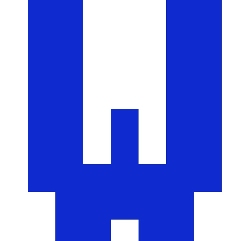 Personalized Letter Cube Art - Letter W