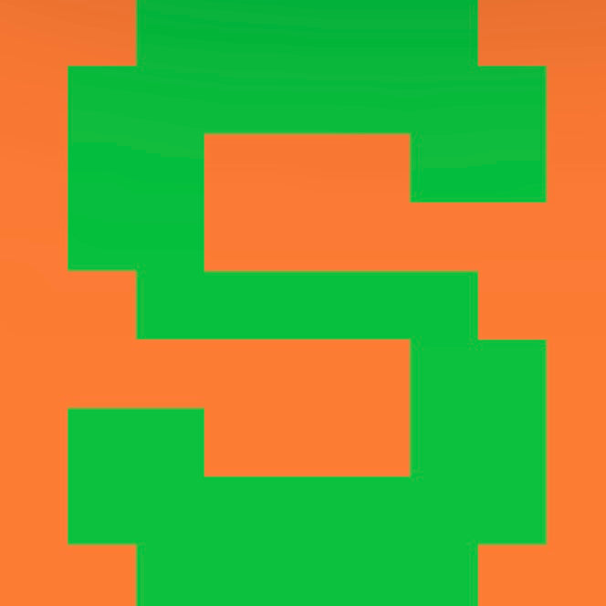 Personalized Letter Cube Art - Letter S