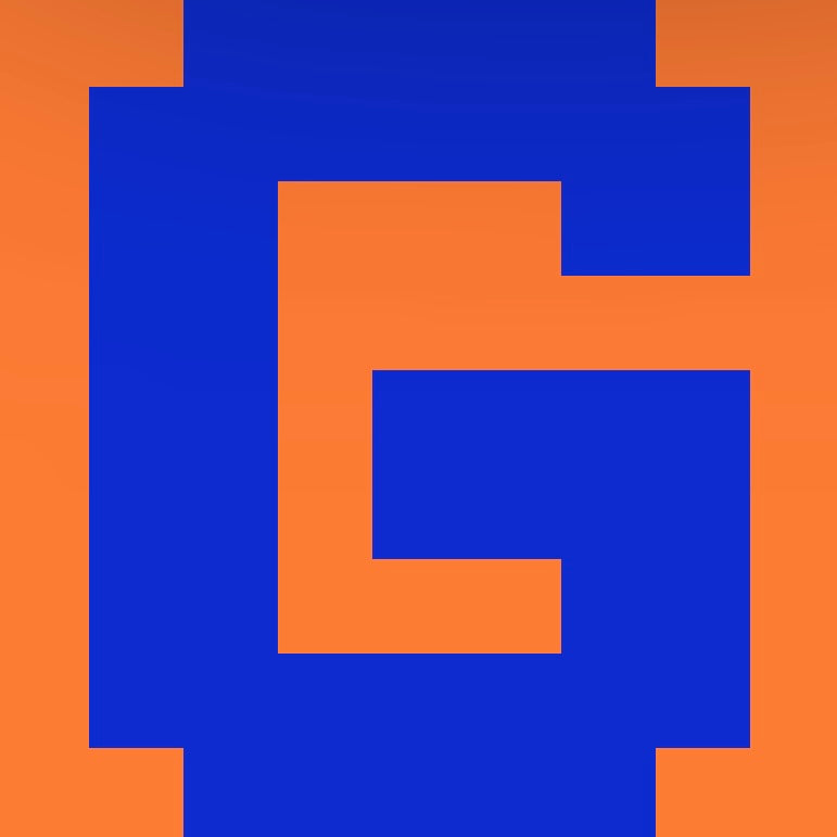 Personalized Letter Cube Art - Letter G