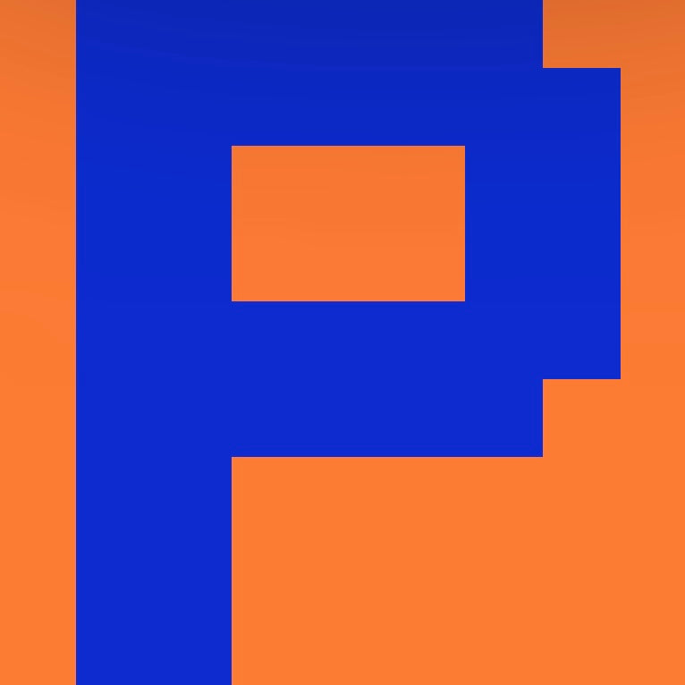 Personalized Letter Cube Art - Letter P