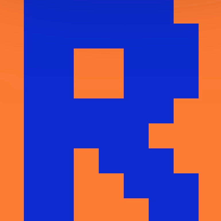 Personalized Letter Cube Art - Letter R