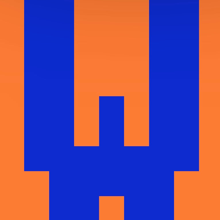 Personalized Letter Cube Art - Letter W