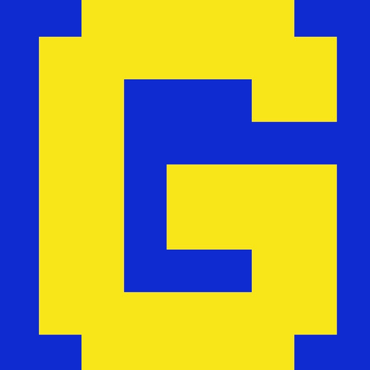 Personalized Letter Cube Art - Letter G