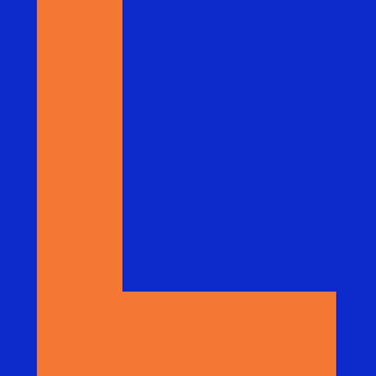 Personalized Letter Cube Art - Letter L