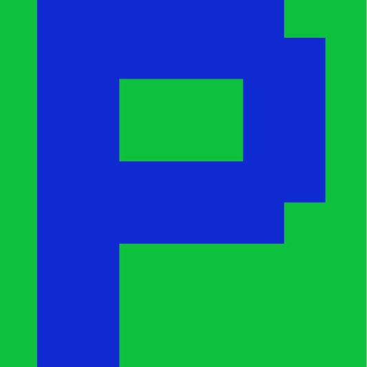 Personalized Letter Cube Art - Letter P