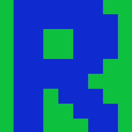 Personalized Letter Cube Art - Letter R