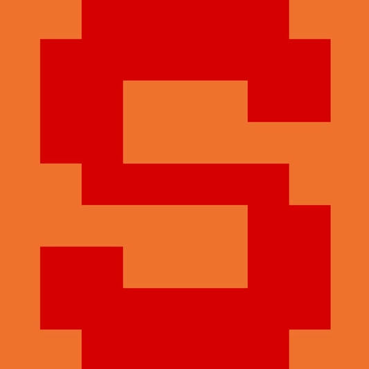 Personalized Letter Cube Art - Letter S