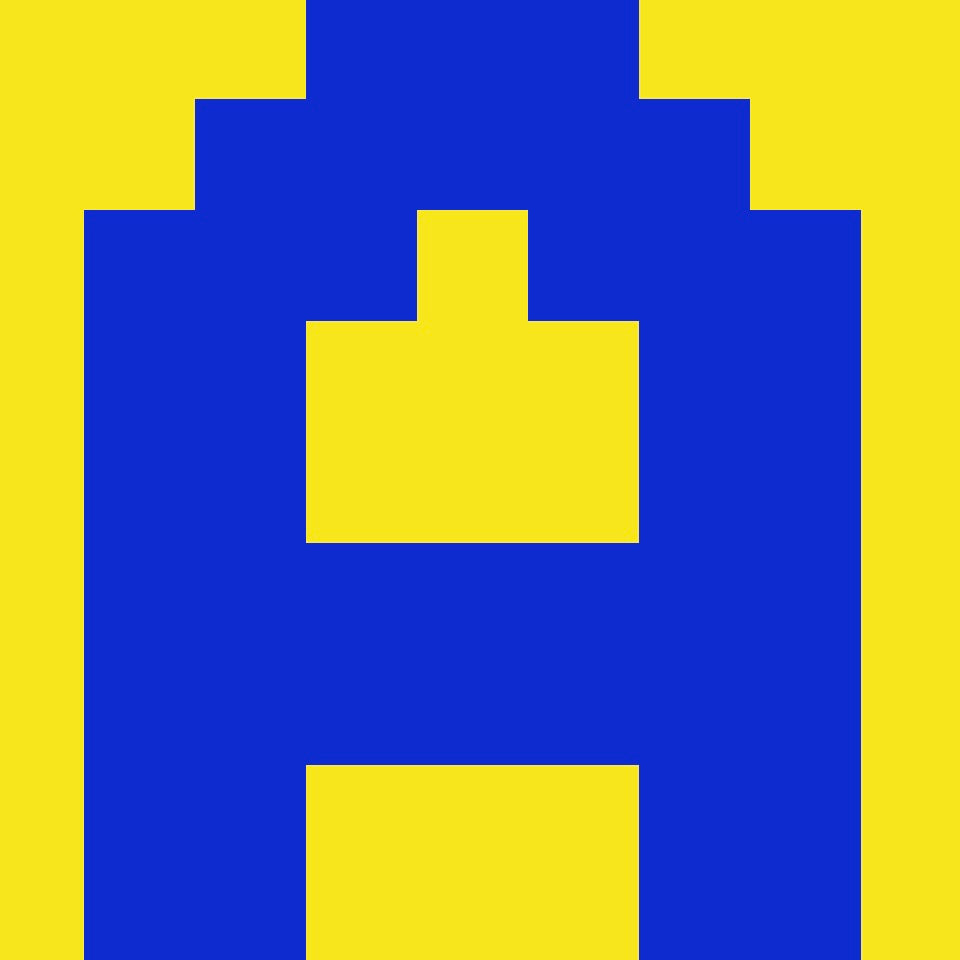 Personalized Letter Cube Art - Letter A