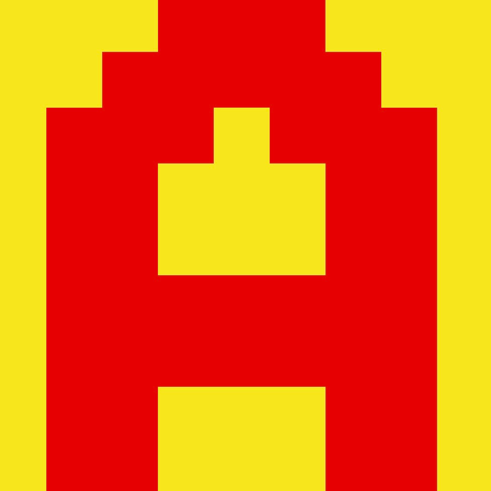 Personalized Letter Cube Art - Letter A