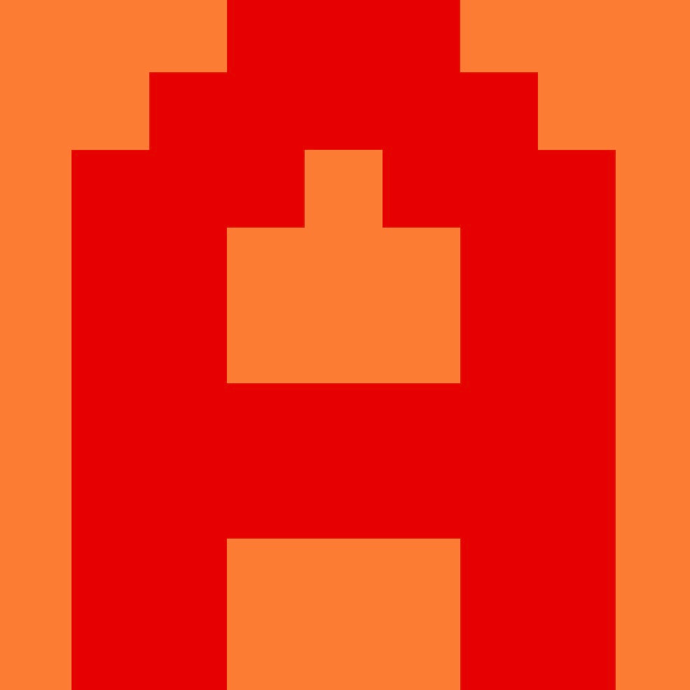 Personalized Letter Cube Art - Letter A
