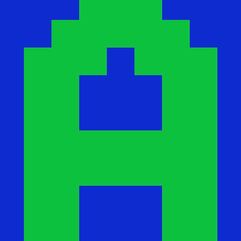 Personalized Letter Cube Art - Letter A