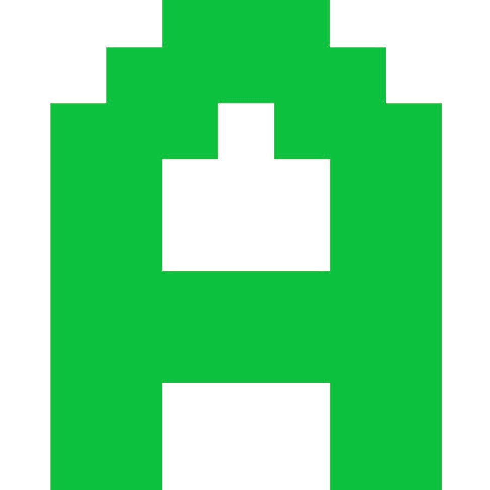Personalized Letter Cube Art - Letter A